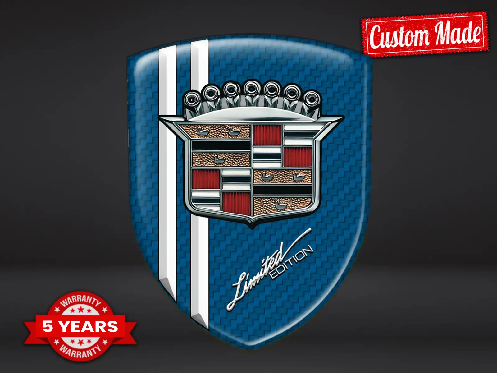 Cadillac Auto Emblem Professional Max Design Universal Sports ST